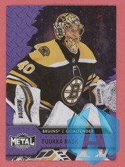 2020-21 Skybox Metal Universe Purple Spectrum 073/199 Tuukka Rask #40